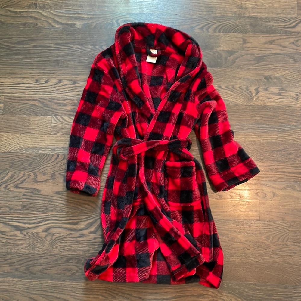 Faded Glory Buffalo Check Robe